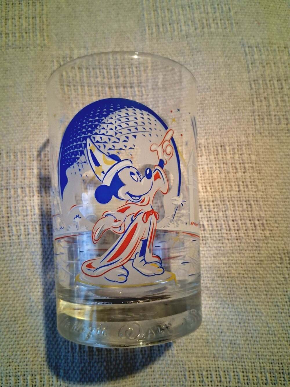 Disney Parks Sorcerer Mickey Epcot Glass